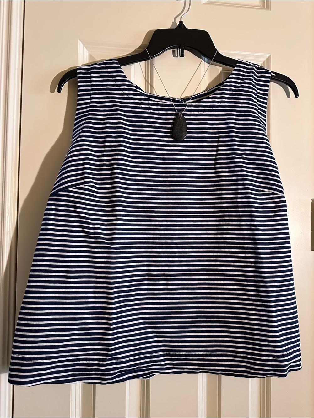 Liz Claiborne Striped Linen Tank Top